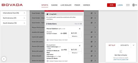 bovada same game parlay.